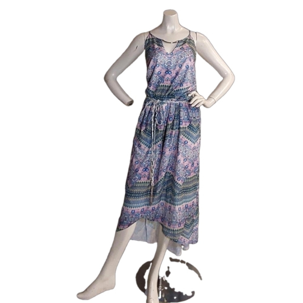 CITY CHIC WOMEN'S AZTEC PRINT HIGH- LOW MAXI DRESS SIZE LARGE‎